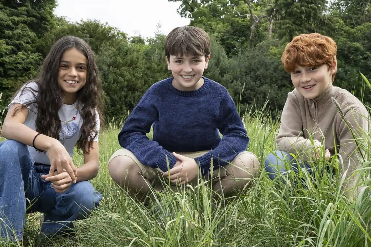 Арабелла Стэнтон, Доминик МакЛафлин и Аластер СтаутИсточник: Aidan Monaghan/HBO