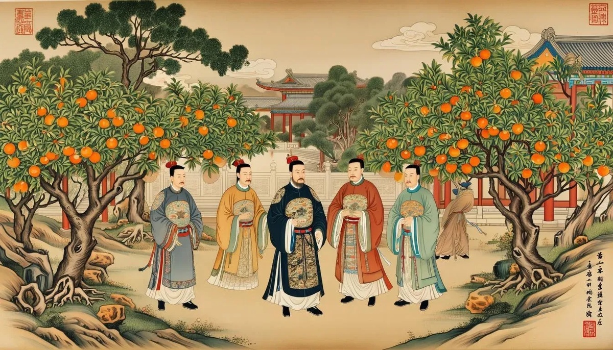 Старинная китайская гравюра