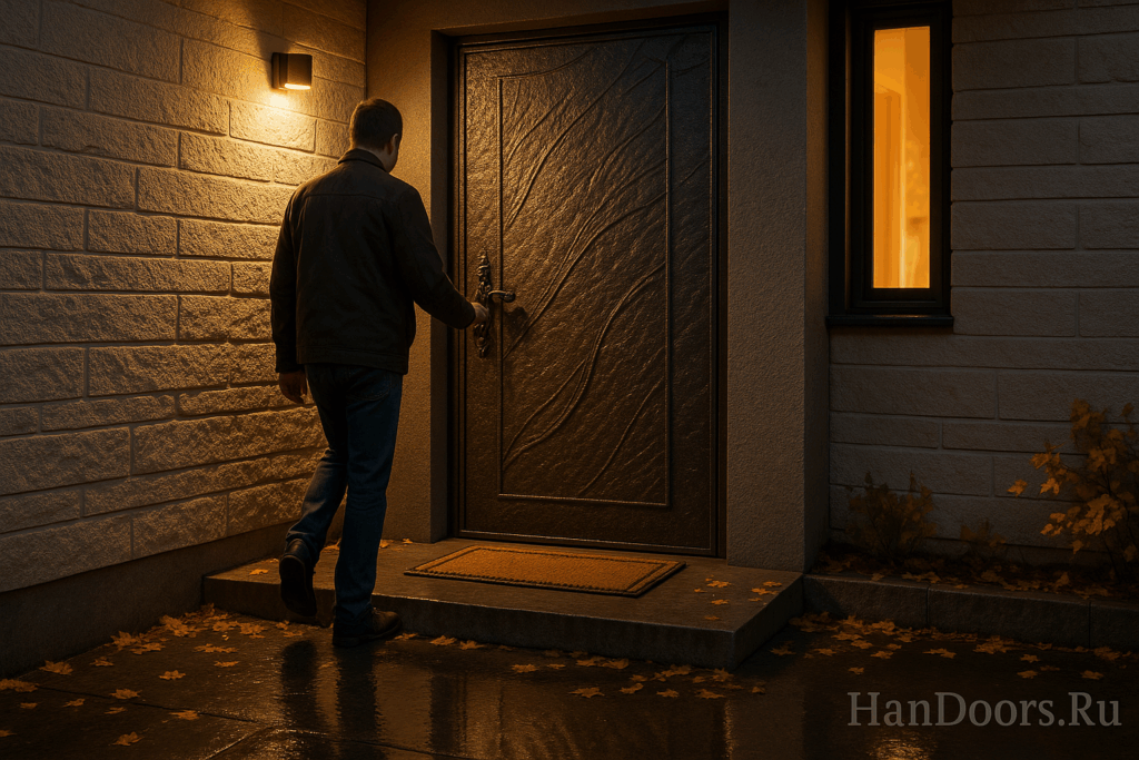    5 металлических входных дверей с рельефной поверхностью и эффектом ручной ковки Autor