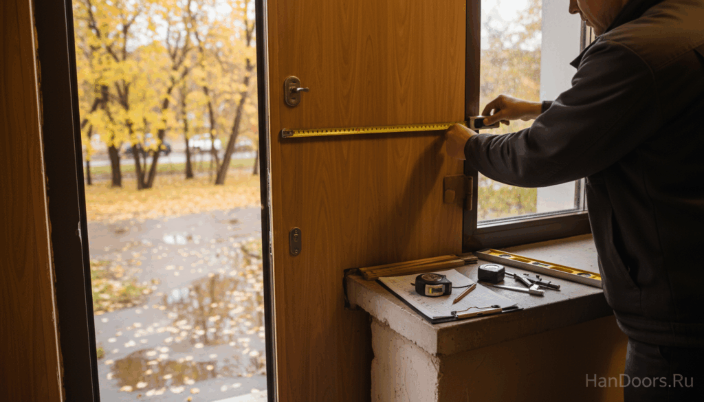    Как самому замерить дверной проем для входной двери Autor