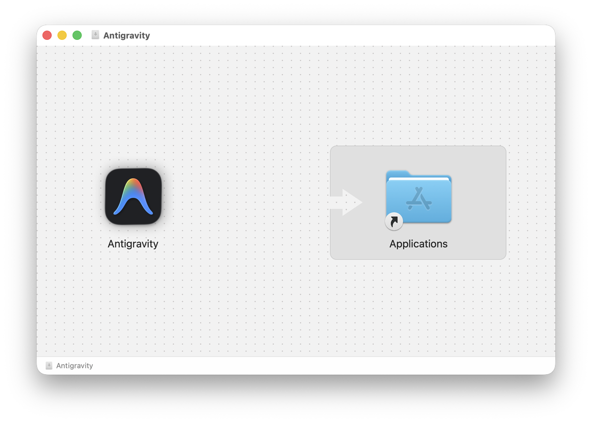 Google Antigravity установка MacOS
