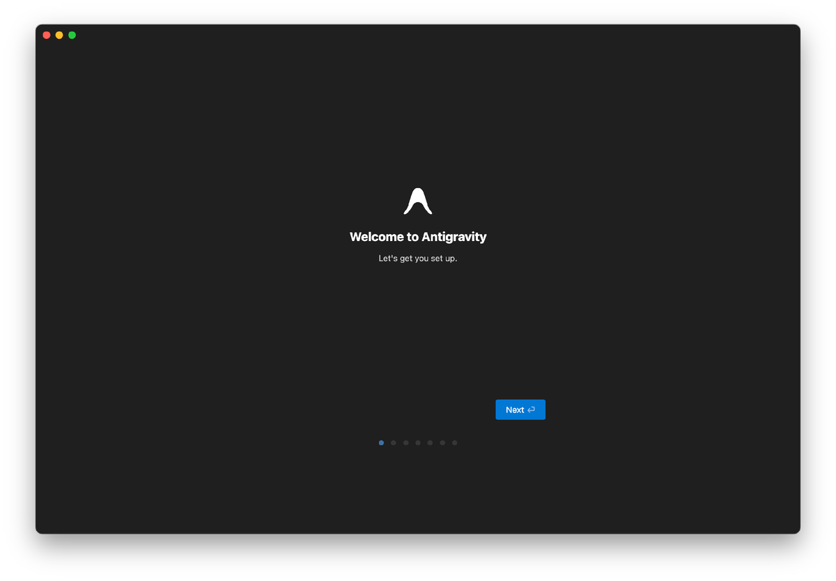 Google Antigravity установка