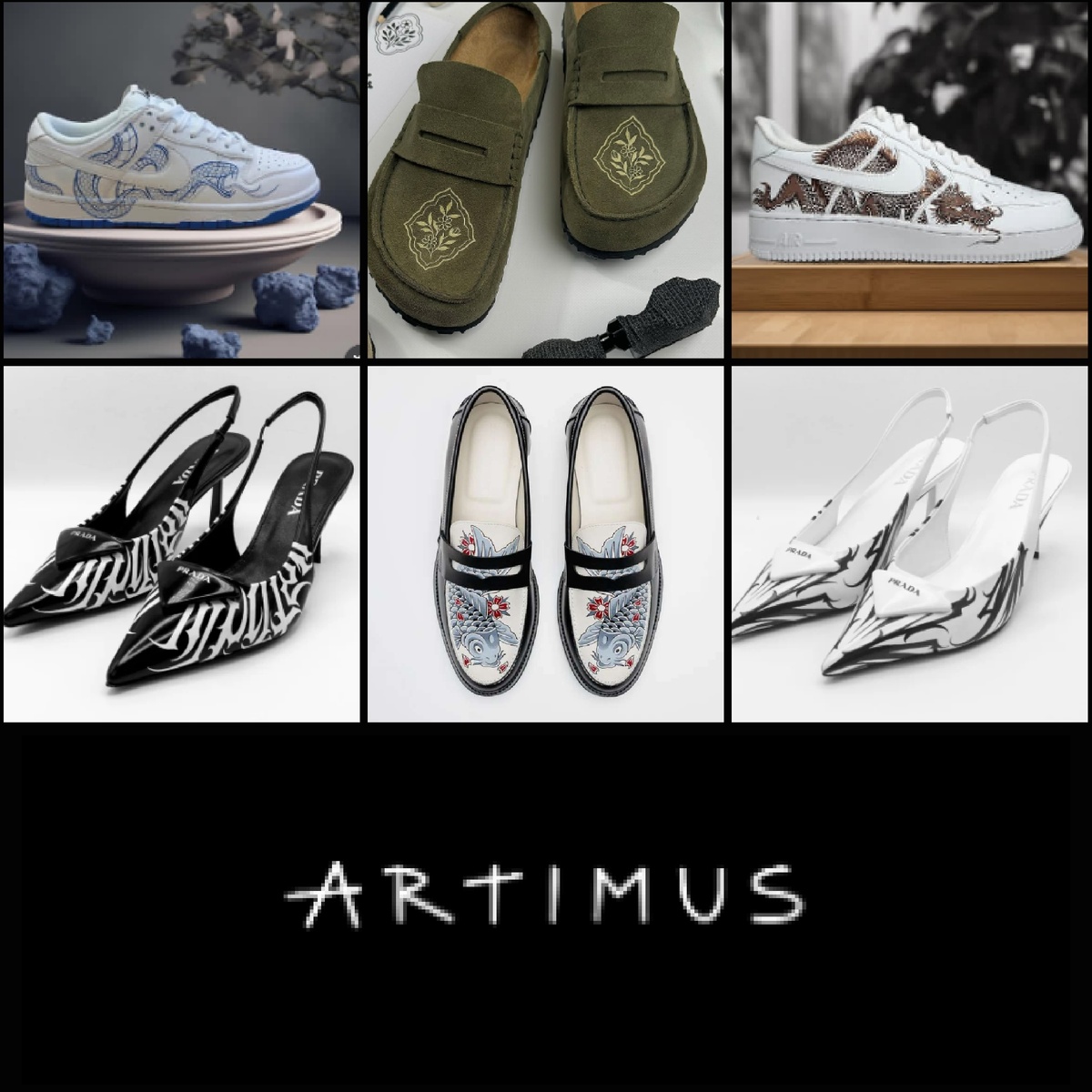 Он даже создал специальный бренд по тату-росписи дорогих вещей - Artimus Ink