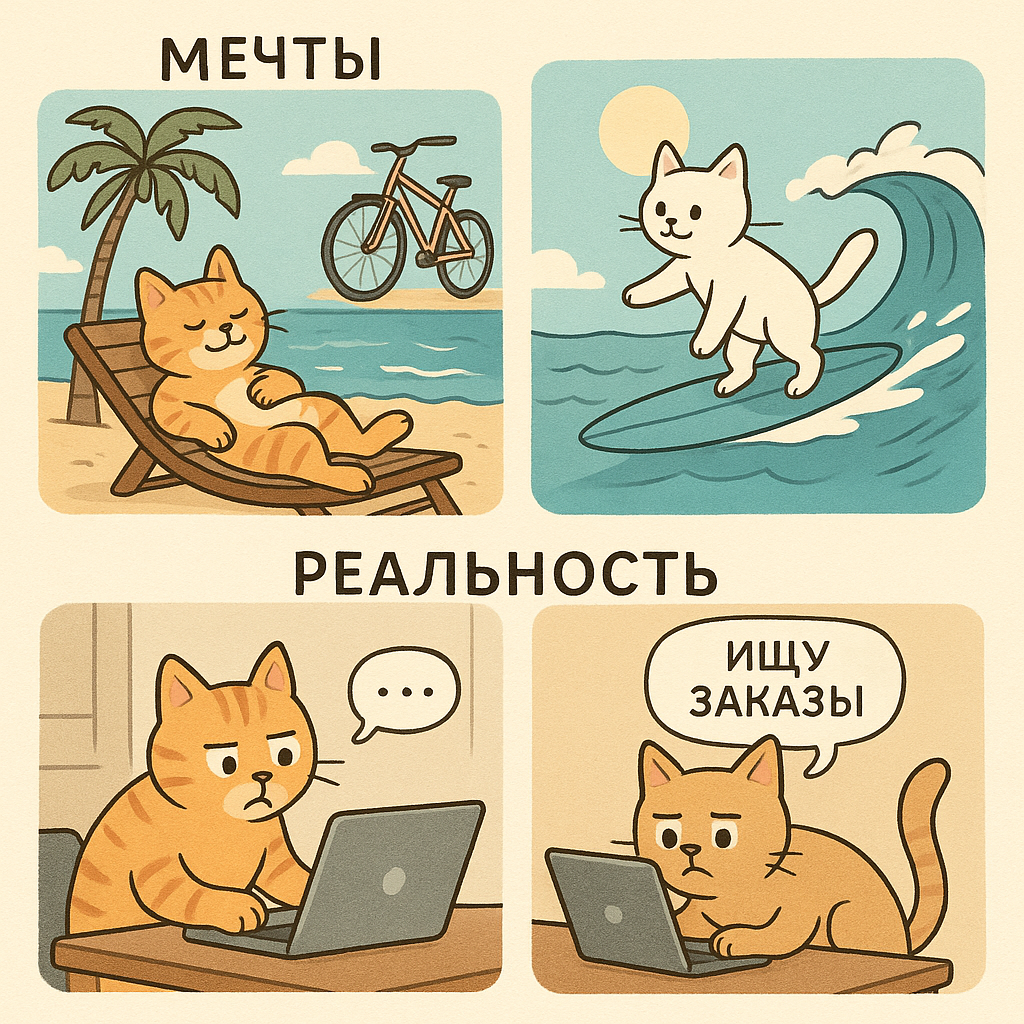 Тут пока будут такие картинки, тк телефон для фото я так и не купила, а на мой тапок не получится снимать что-то вменяемое. Картиночка сгенерирована автором сами знаете где