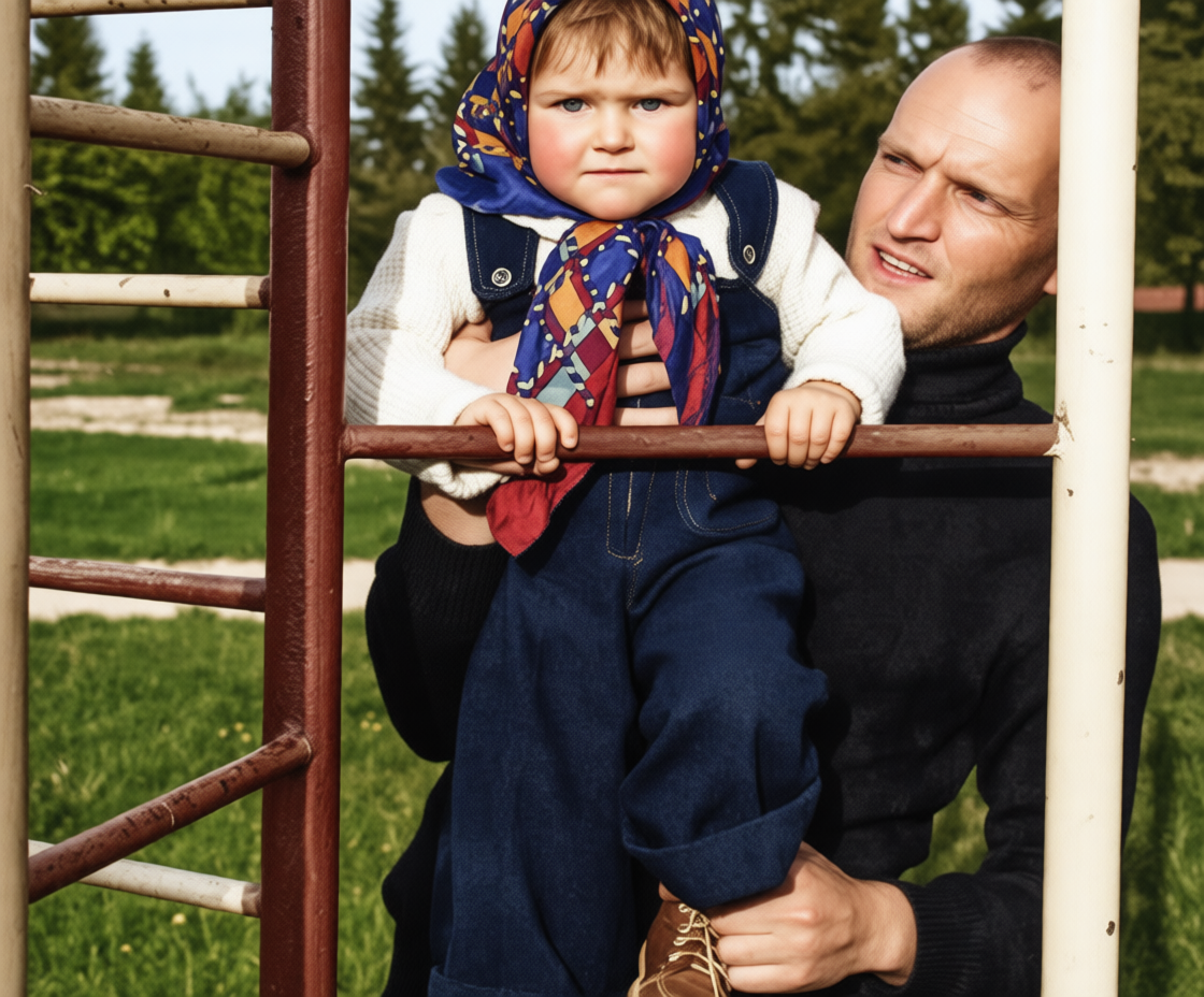 Александр Кайдановский с дочкой Зоей