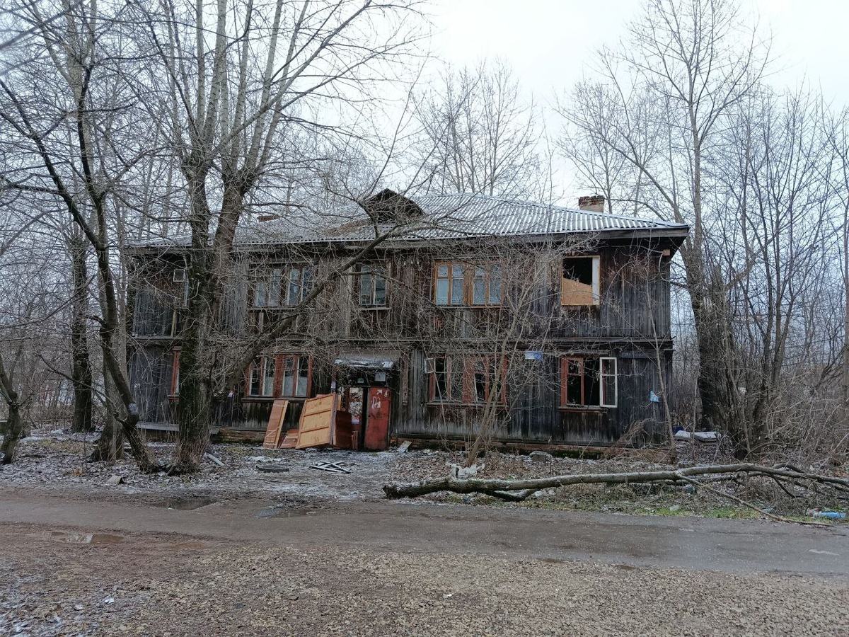 В этом доме на улице Пихтовой в Перми совсем недавно еще жили люди.  Фото: Илья Пригожин