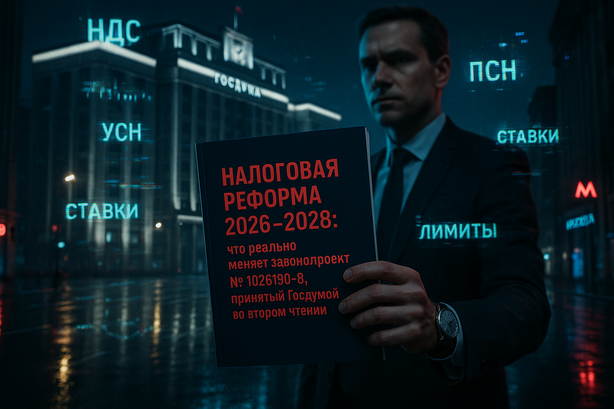 Налоговая реформа 2026–2028: что реально меняет законопроект № 1026190-8, принятый Госдумой во втором чтении