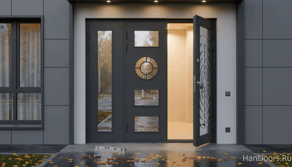    Виды зеркал для входных металлических дверей Autor