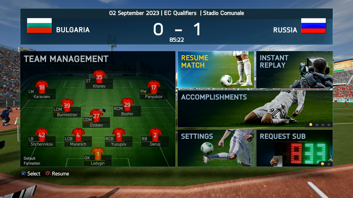 В матче 9 тура отборочного этапа к Чемпионату Европы 2024 года, сборная России на выезде минимально обыграла сборную Болгарии 1:0. Наш игрок забил победный гол и стал игроком матча.