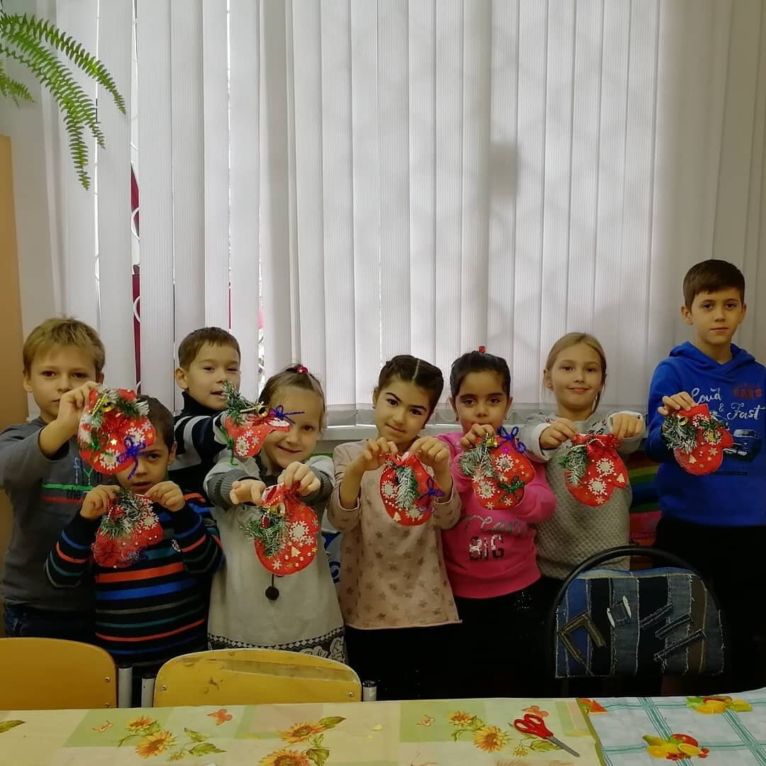 Фото автора статьи @Лана-Мастерица Новогодний мастер-класс с детьми