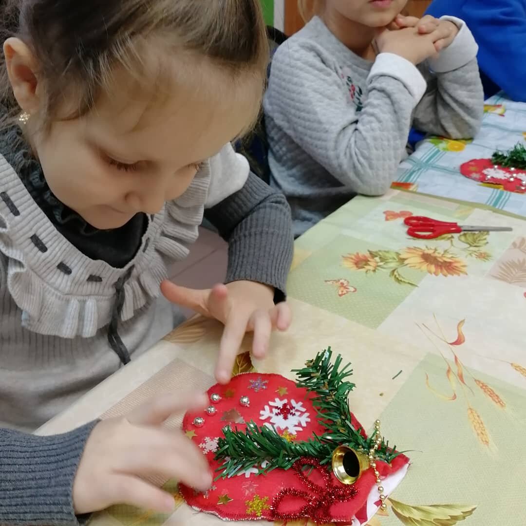 Фото автора статьи @Лана-Мастерица Новогодний мастер-класс с детьми