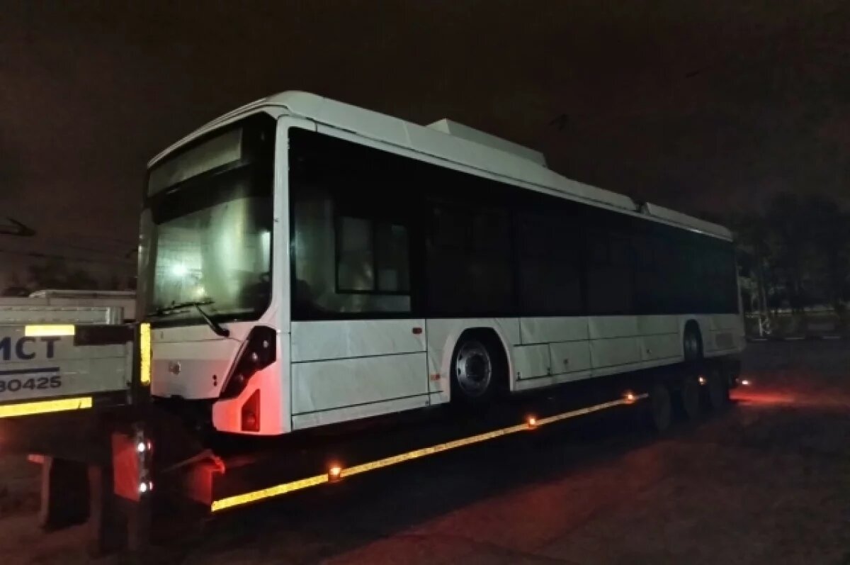    Новый троллейбус приехал в Тольятти.