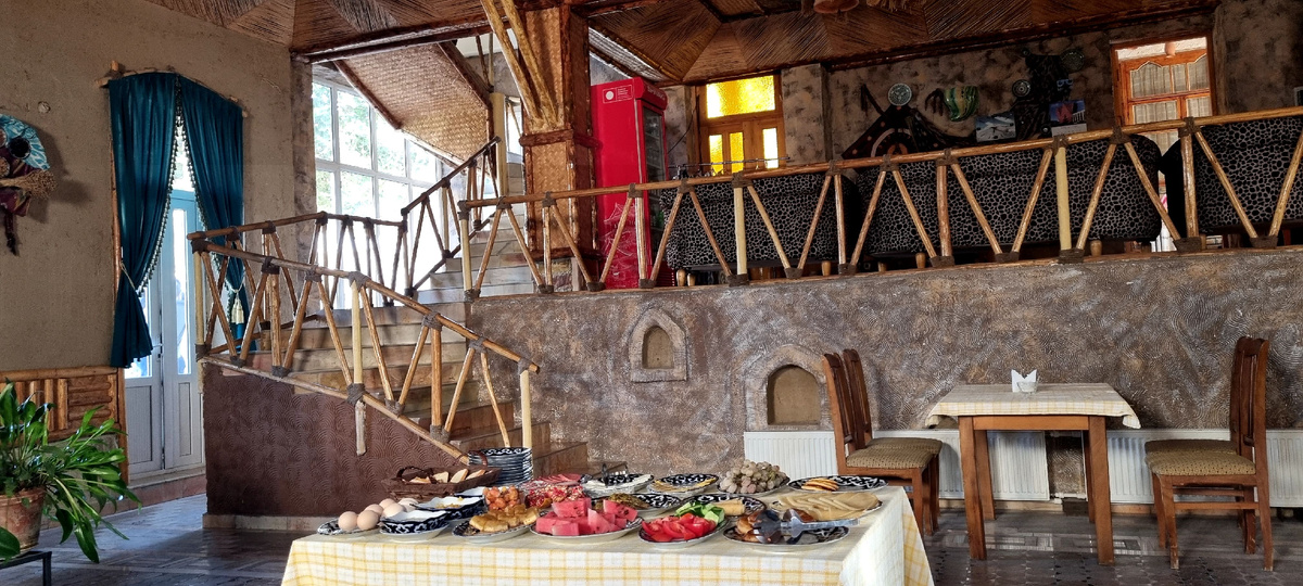 завтрак в отеле "Latif", Самарканд