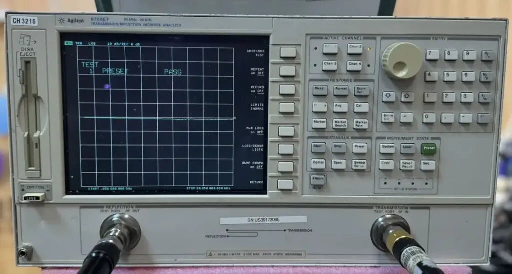 Векторный анализатор Agilent 8720et 20ghz