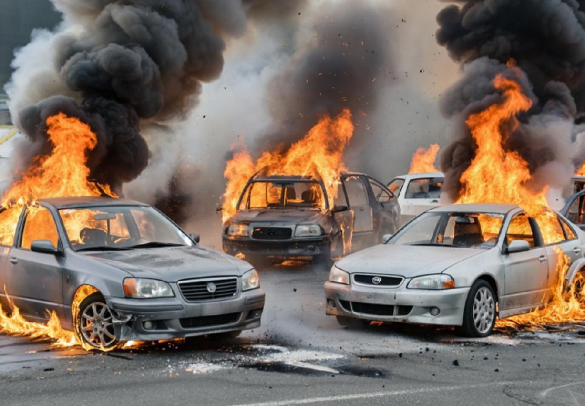 В результате пожара никто не пострадал.  Фото: Изображение создано с помощью ИИ