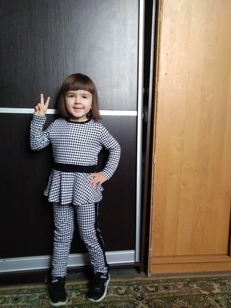 Наша младшая.