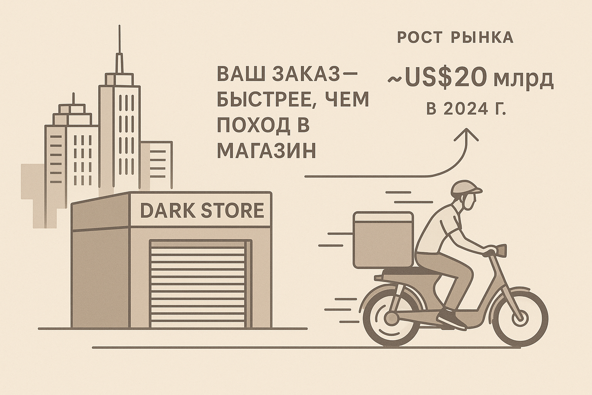 Рынок dark store в России растёт: быстрее, чем вы скажете «Заказано»