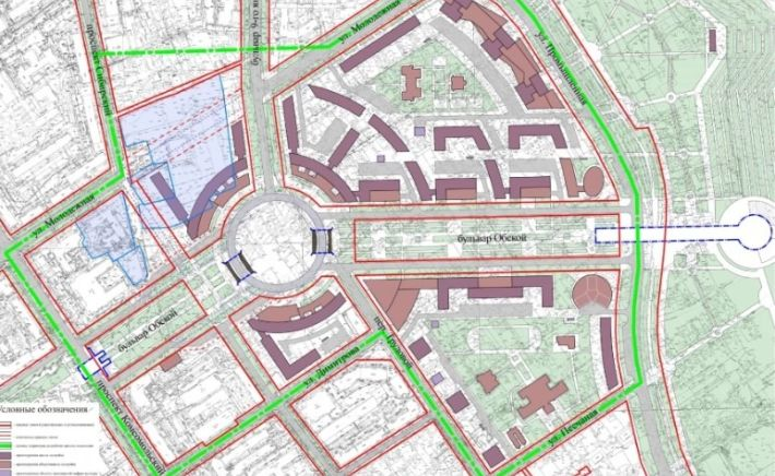 Проект Обского бульвара
Фото: Сергей Черепанов