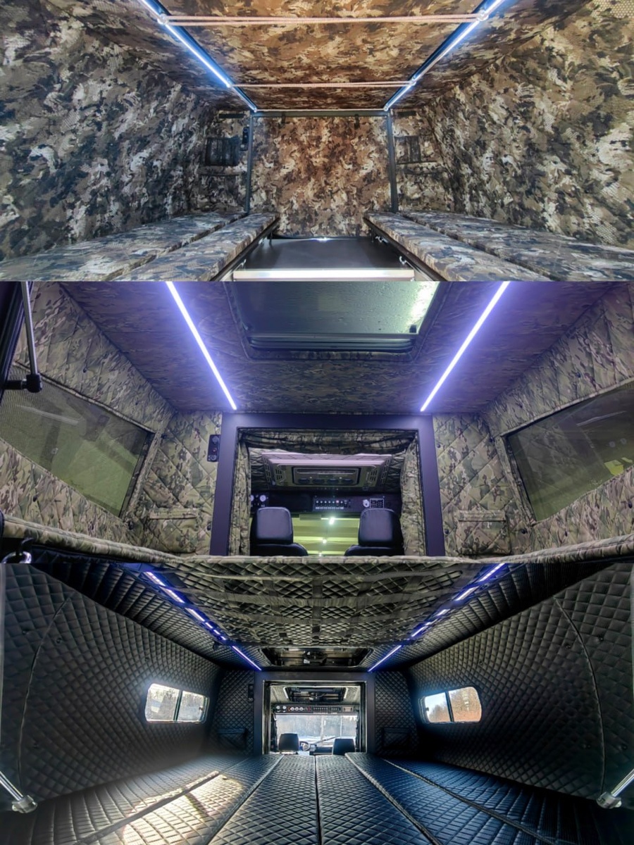 Интерьер вездеходов KHAN