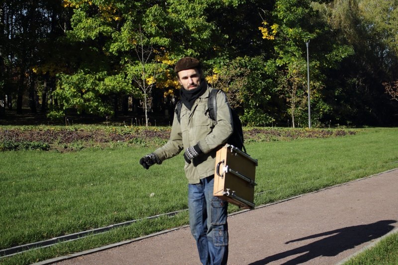 Из архива. 2018 г. По дороге на пленер.