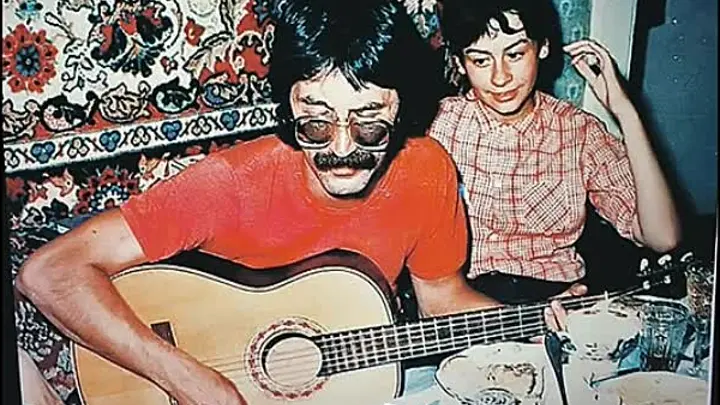 Юрий Шевчук со своей первой женой Эльмирой Бикбовой