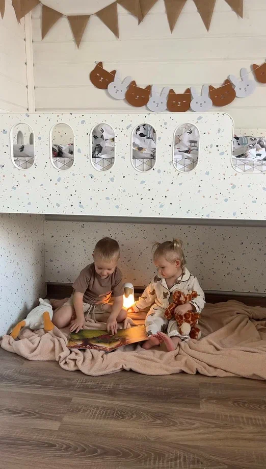 Кровать СПЛЮШКИН "Чудо-9" в цвете конфетти