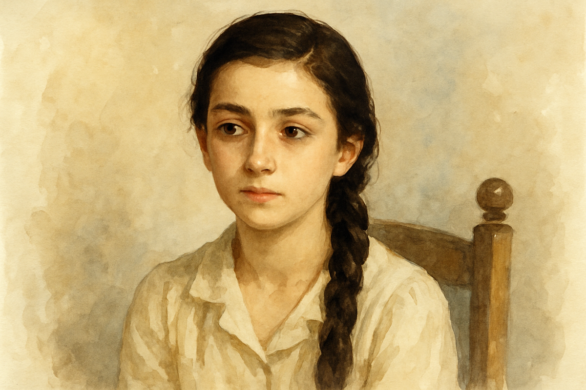 Юная Майя Плисецкая.