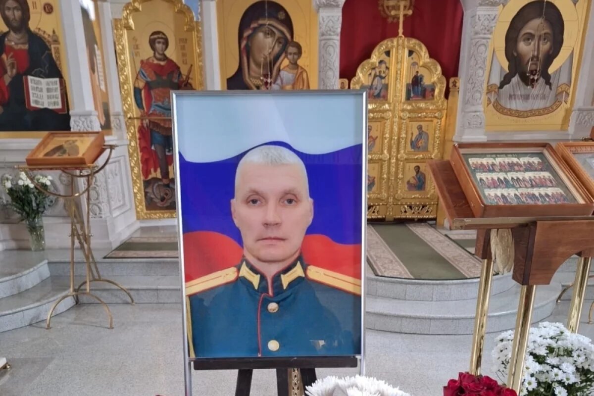    В Орле простились с погибшим участником СВО Андреем Саньковым