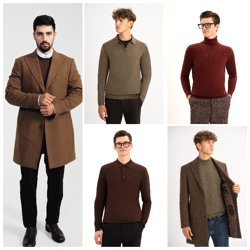 Примеры использования ярких оттенков в мужских образах