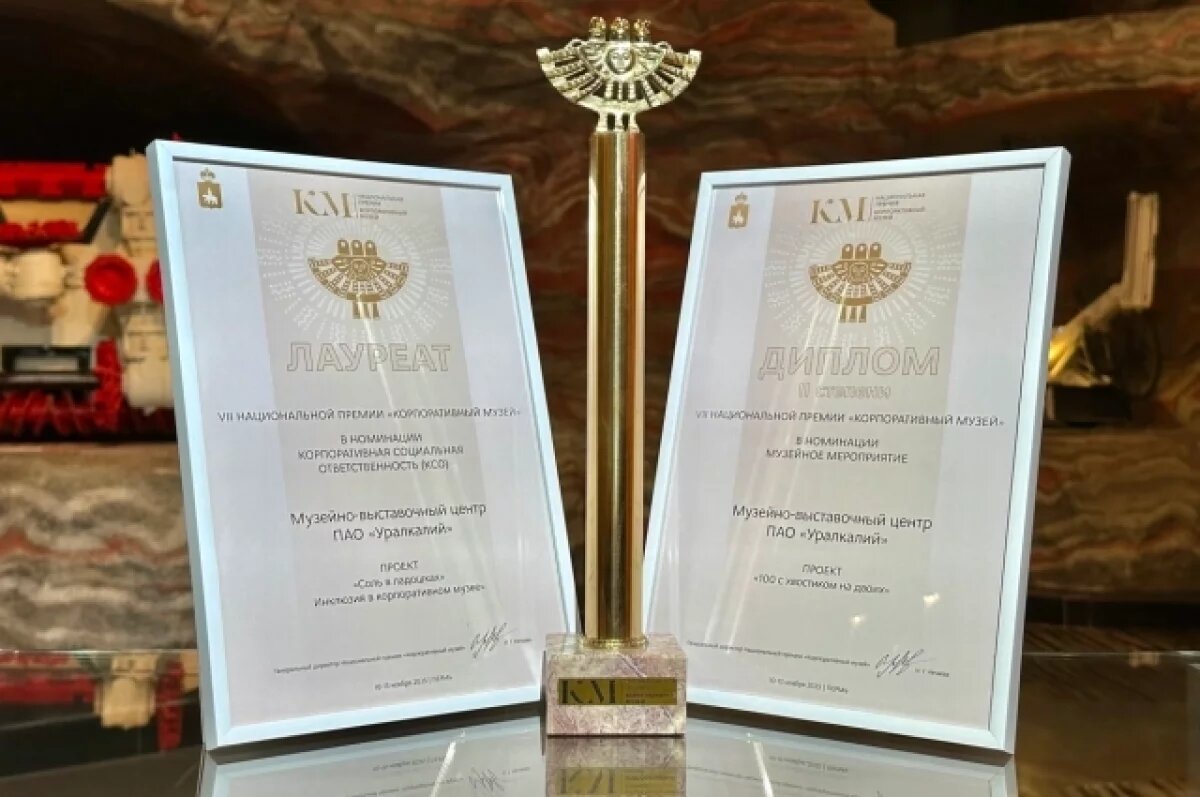    Награды музея