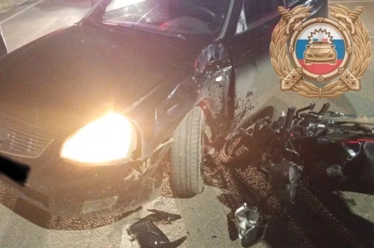    В Новоузенском районе «Приора» сбила 12-летнего подростка на мопеде