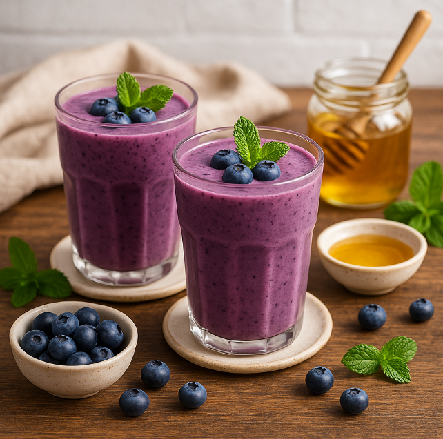 Черничный смузи рецепты от Дарики