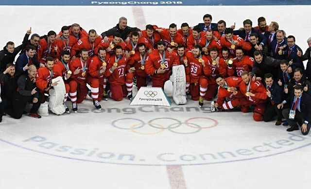 мужская сборная по хоккею с шайбой Олимпийских спортсменов из России (Пхенчхан, Южная Корея)