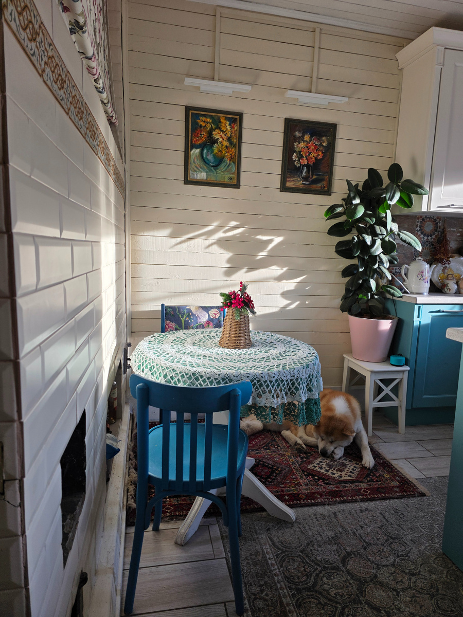 Фото автора. Наша кухня сегодня утром.