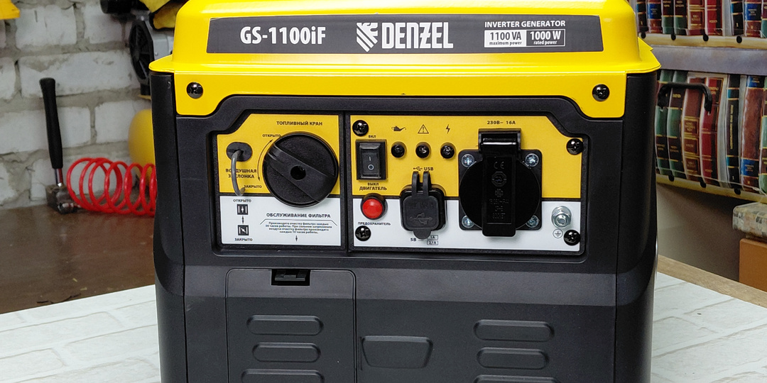Обзор инверторного генератора Denzel GS-1100iF