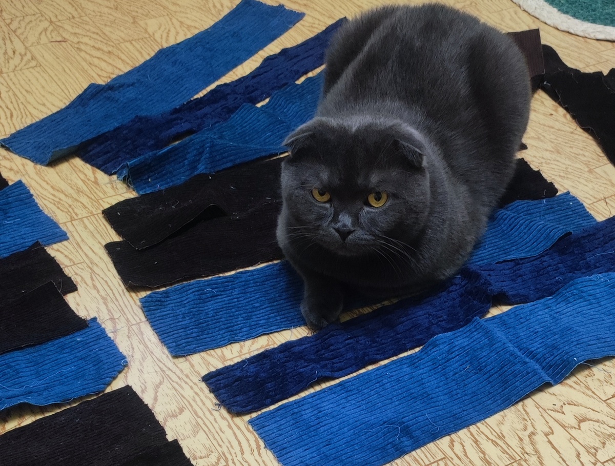 Раскладываем кусочки