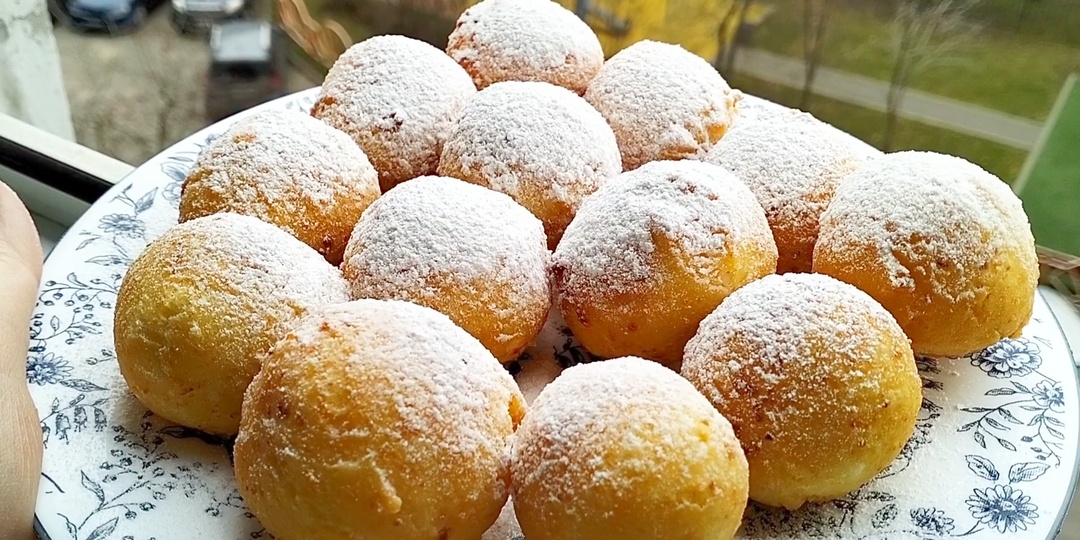 Творожные пончики рецепт из 90х🍩
