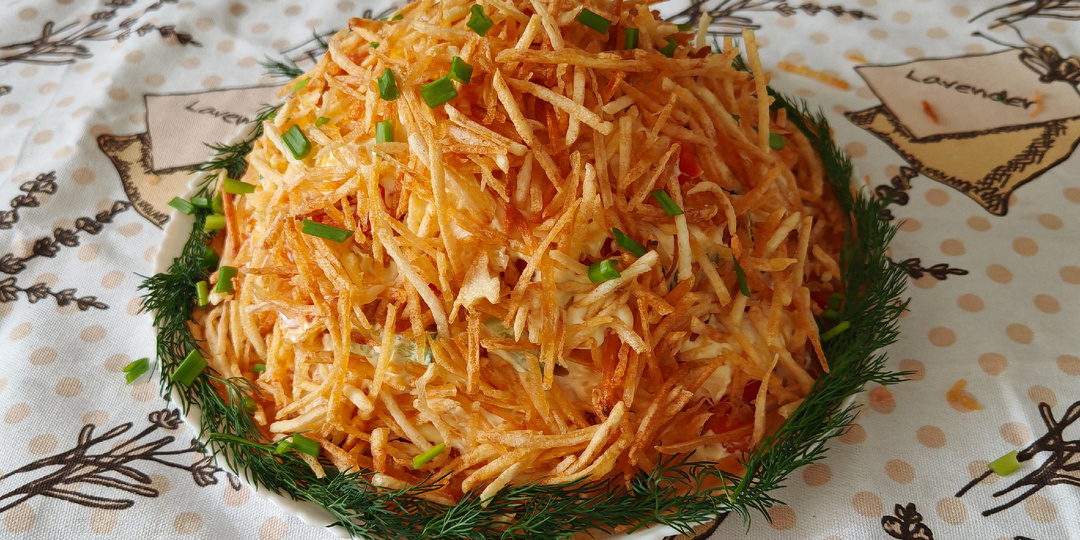 Этот салат готовлю на каждый праздник! Красивый и очень вкусный! Салат "Муравейник"