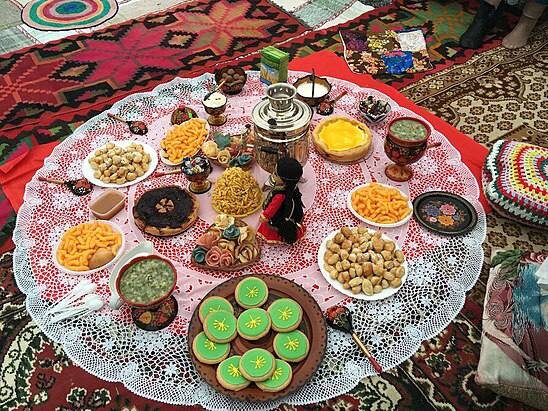 Блюда Башкирской кухни. Фото: https://ru.wikipedia.org/wiki/Башкирская_кухня