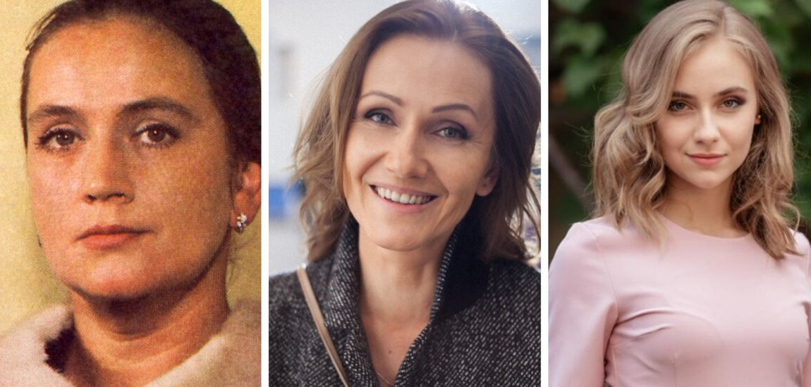 Ирина Буника, ее дочь Анастасия и внучка