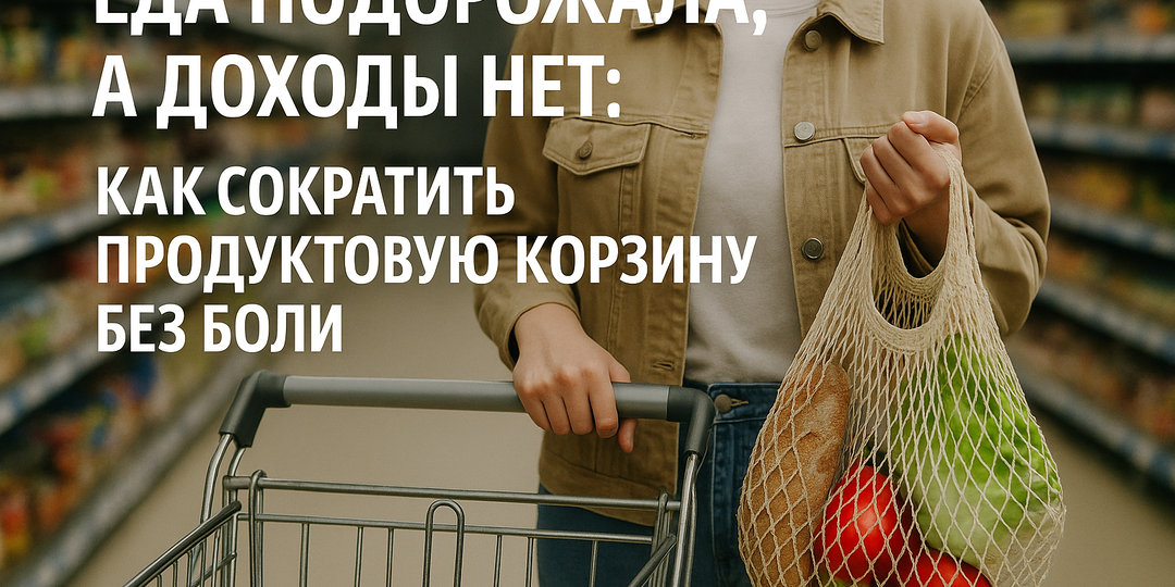 Еда подорожала, а доходы нет: как сократить продуктовую корзину без боли?