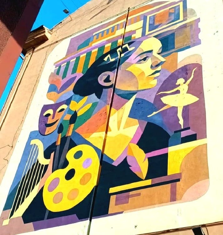  Мурал на Орджоникидзе