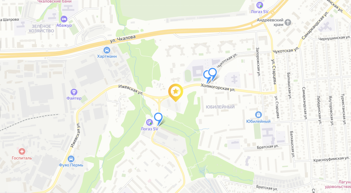 Близость к транспортной развязке на Старцева позволяет быстро добраться до любой части города