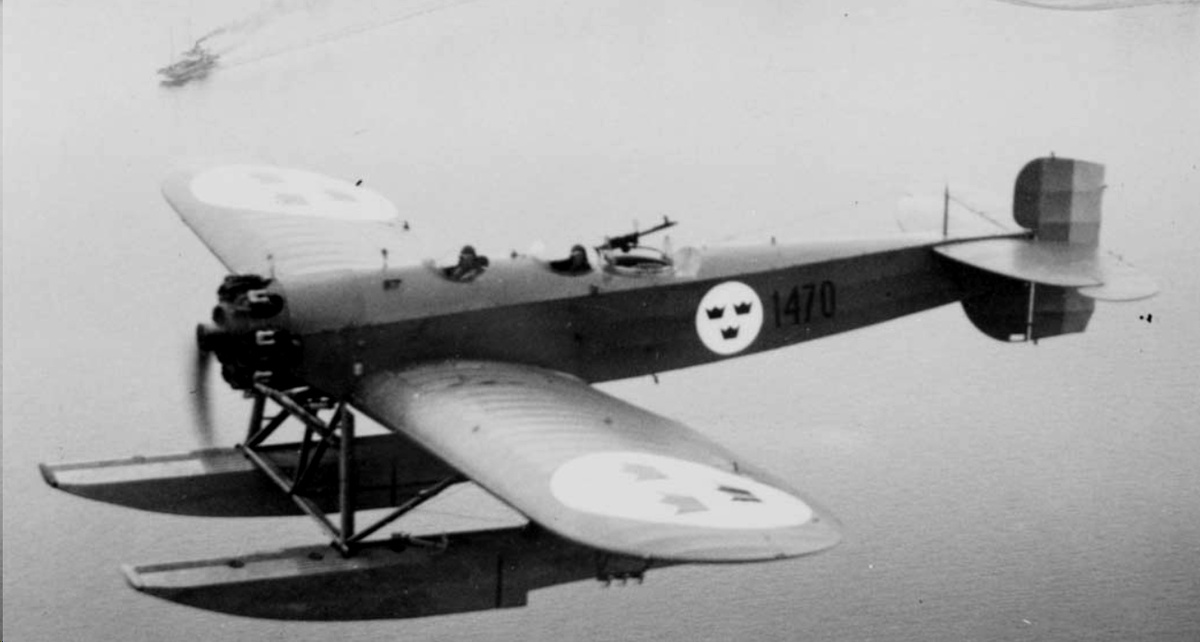 Шведский патрульный самолет S-5С "Ханза"