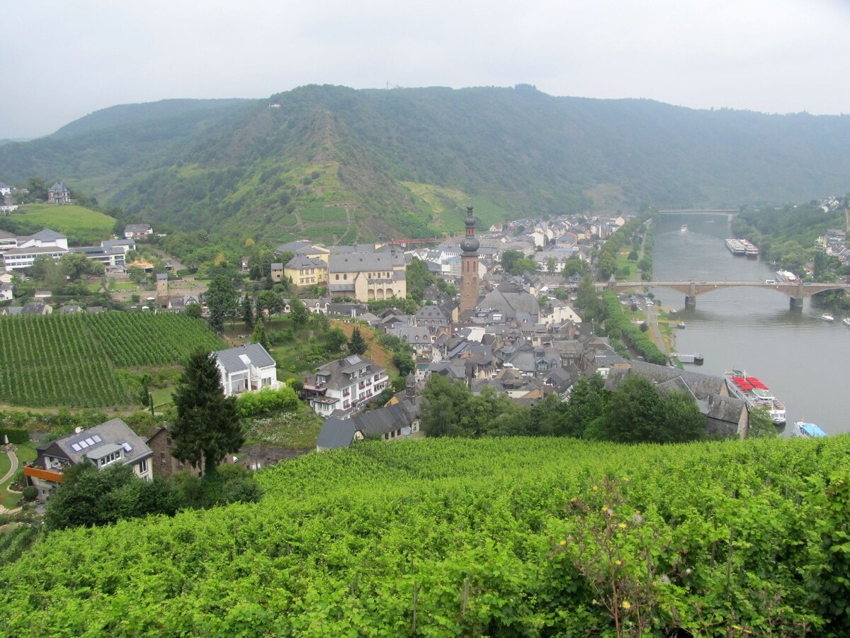 Вид на Кохем из замка