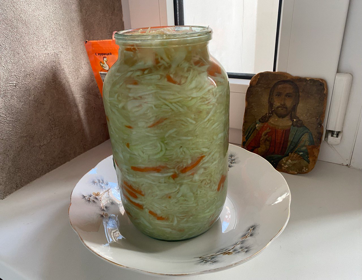 Квашеная капуста. Фото автора