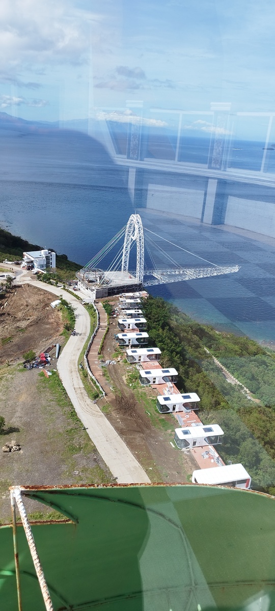 Вид с панорамной площадки.