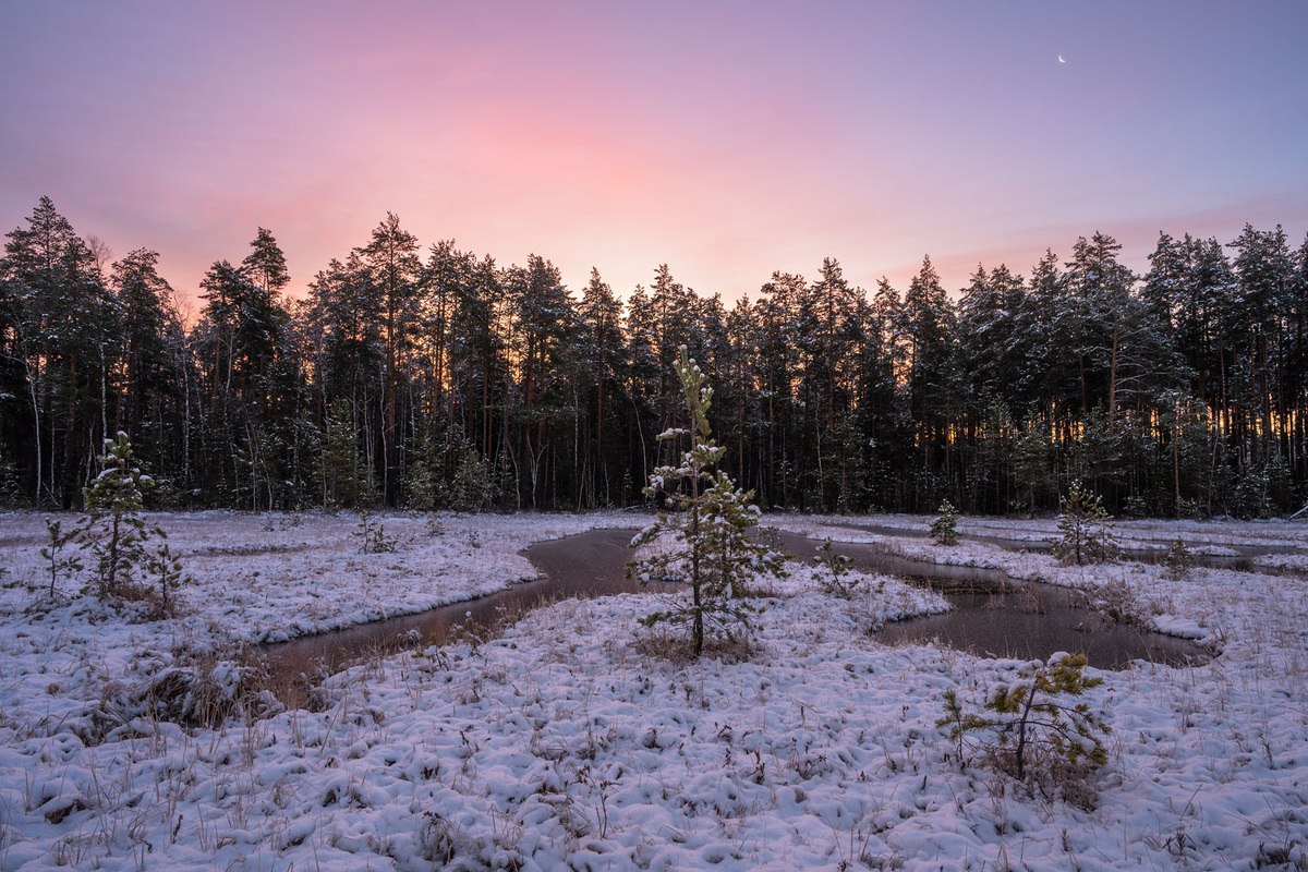 Композиция с мочажинами.