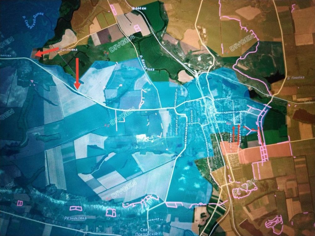    Карта СВО. ВС РФ прорвали оборону Северска.