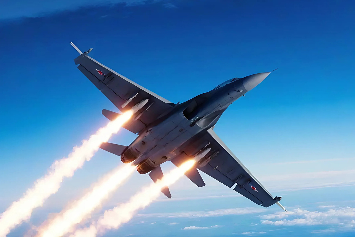 J-20 является серьезным конкурентом для F-35.  Фото: Изображение сгенерировано с помощью ИИ / Маргарита Неклюдова